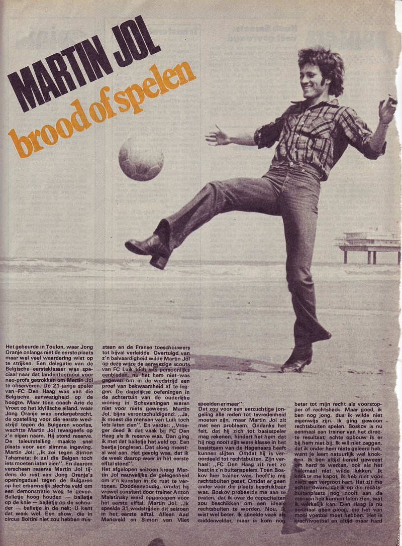 Martin Jol "Brood of spelen"  FC Den Haag